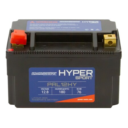 Power Sonic PAL12HY Lithium Powersport Battery PAL12HY